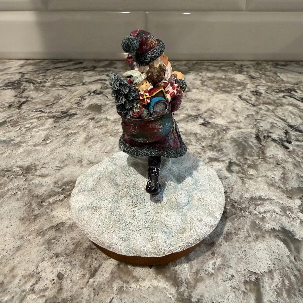 Lang Candle Topper Santa’s Coat of Colors Holiday Christmas‎